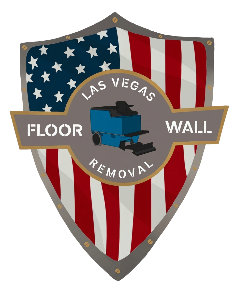 Las Vegas Floor & Wall Removal LLC shield logo