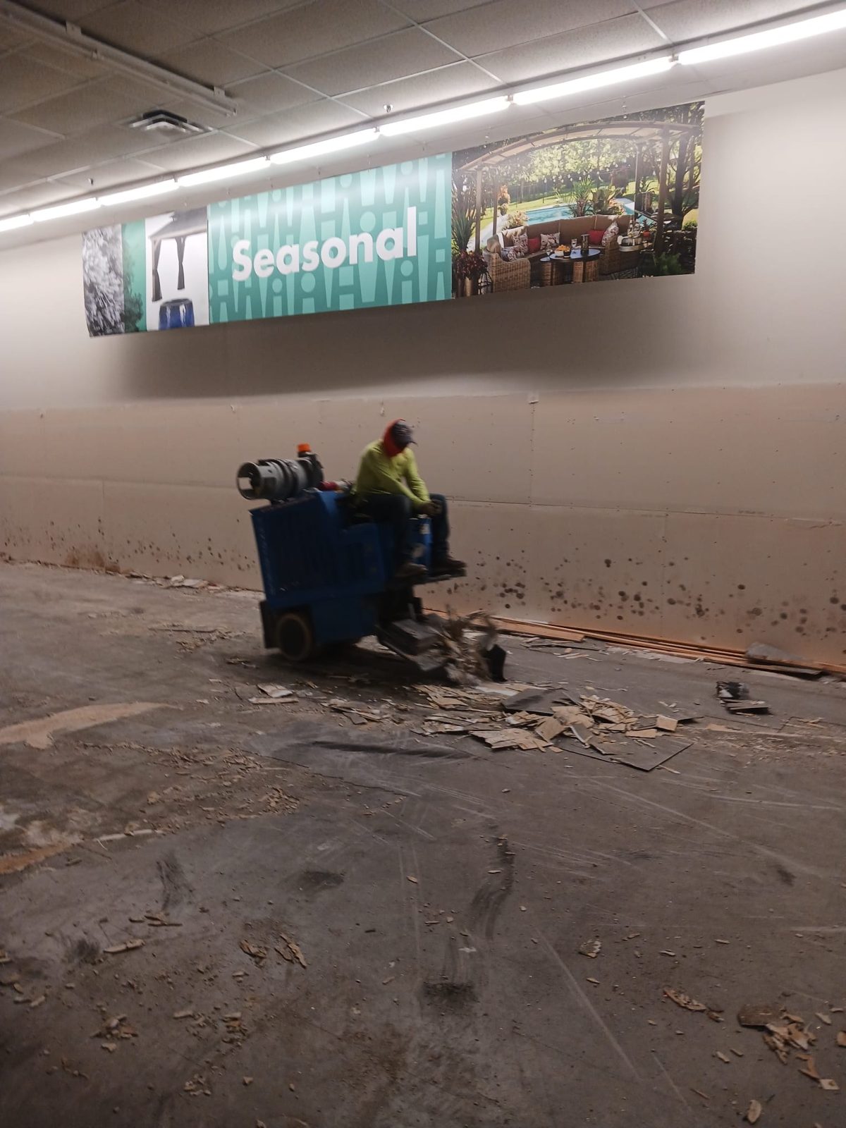 Carpet, VCT & Glue-Down Removal